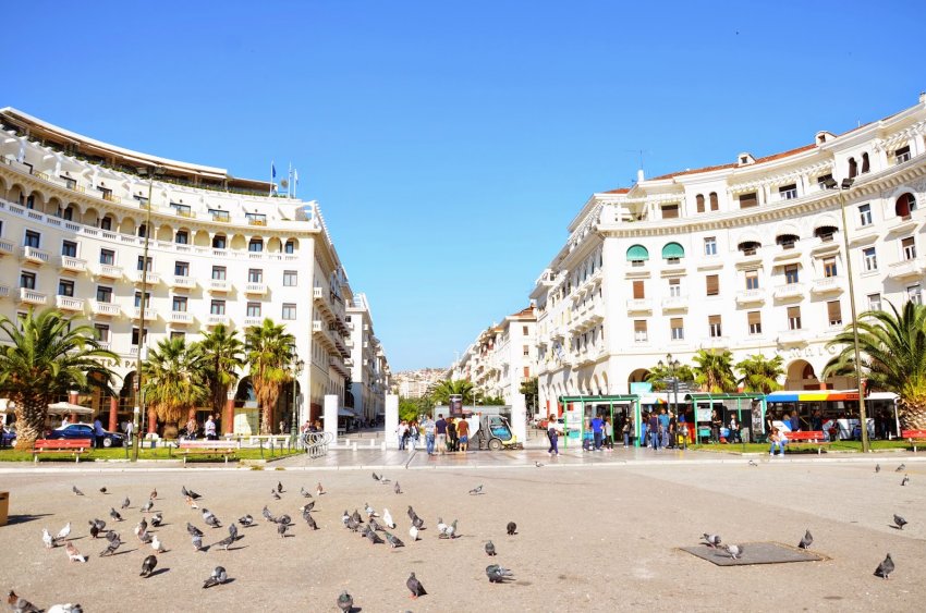 Фото достопримечательностей Греции: Площадь Аристотеля