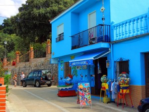 Сувенирная лавочка в Хускаре (Испания)