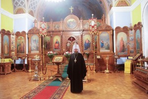 Иконостас в храме (Чехия)