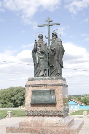 Памятник Кириллу и Мефодию в Коломне. Все здесь дышит историей! (Москва и Подмосковье)