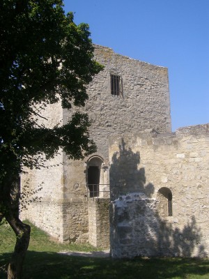 Руины замка в Хайнбурге (Австрия)