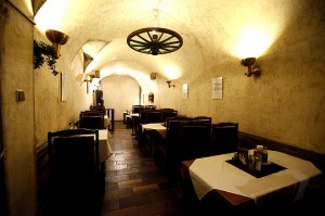 Уютный уголок для влюбленных в ресторане "Блатнице", Прага (Чехия)