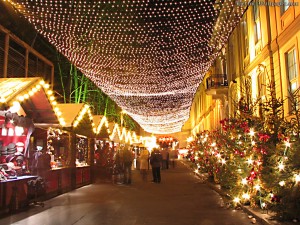 Одна из рождественских ярмарок в Берлине