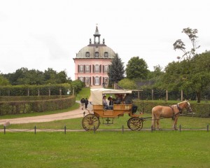 В парке королевского замка, некогда принадлежавшего Августу Сильному (Германия)