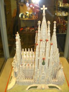 Барселона. Макет Саграда Фамилиа (Барселона)