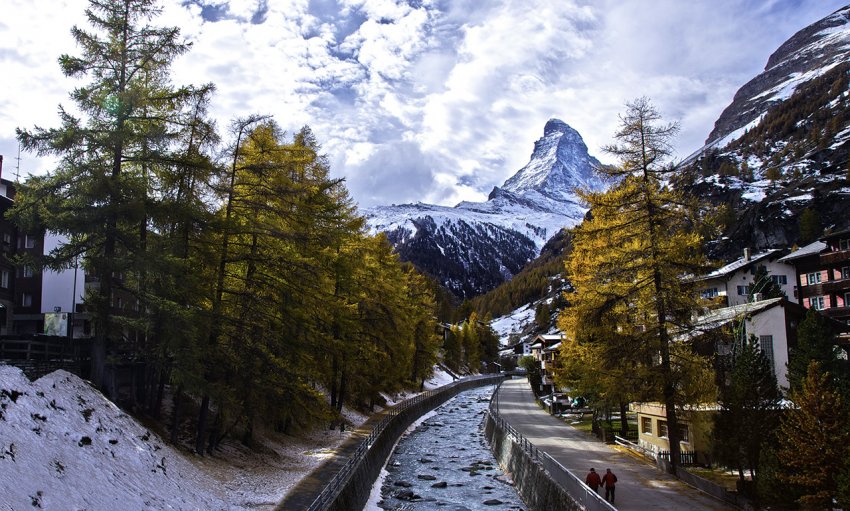Фото достопримечательностей Швейцарии: Сказочные виды курорта Церматт