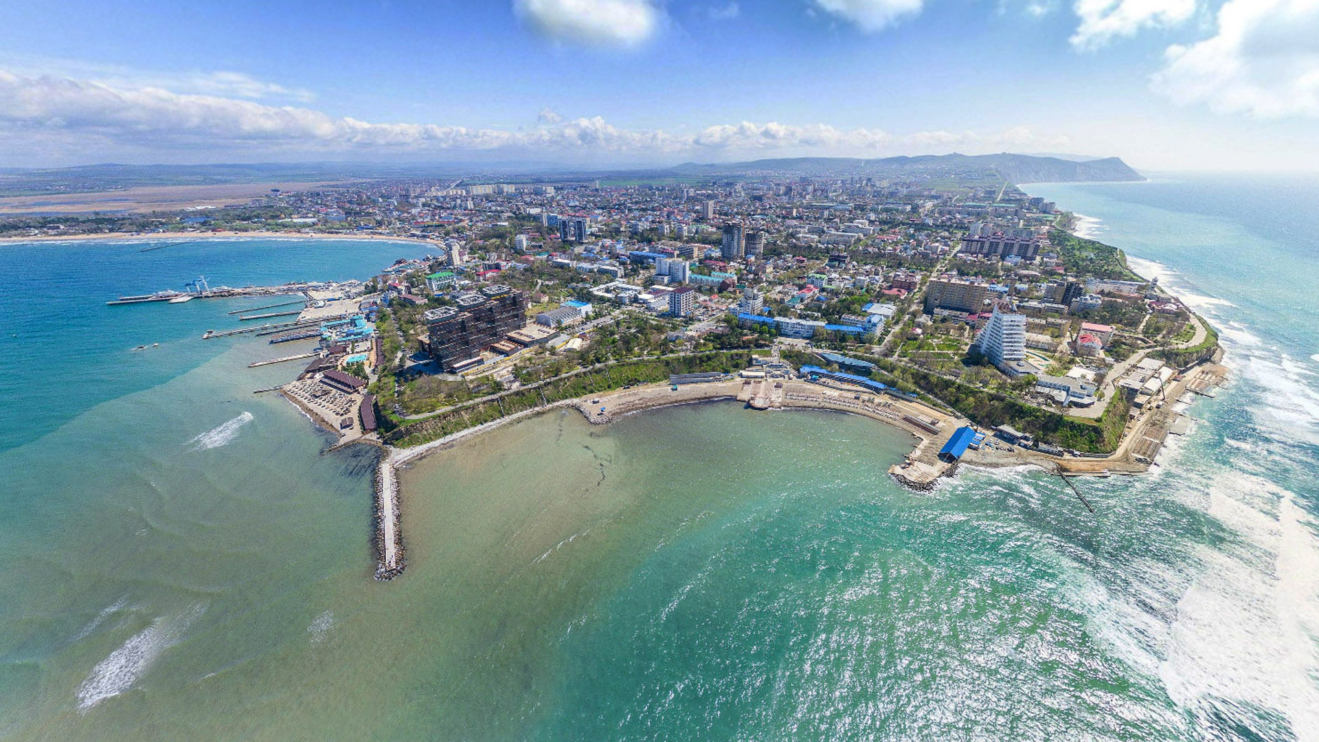 Фото достопримечательностей Кавказа и Черноморского побережья: Анапа панорама