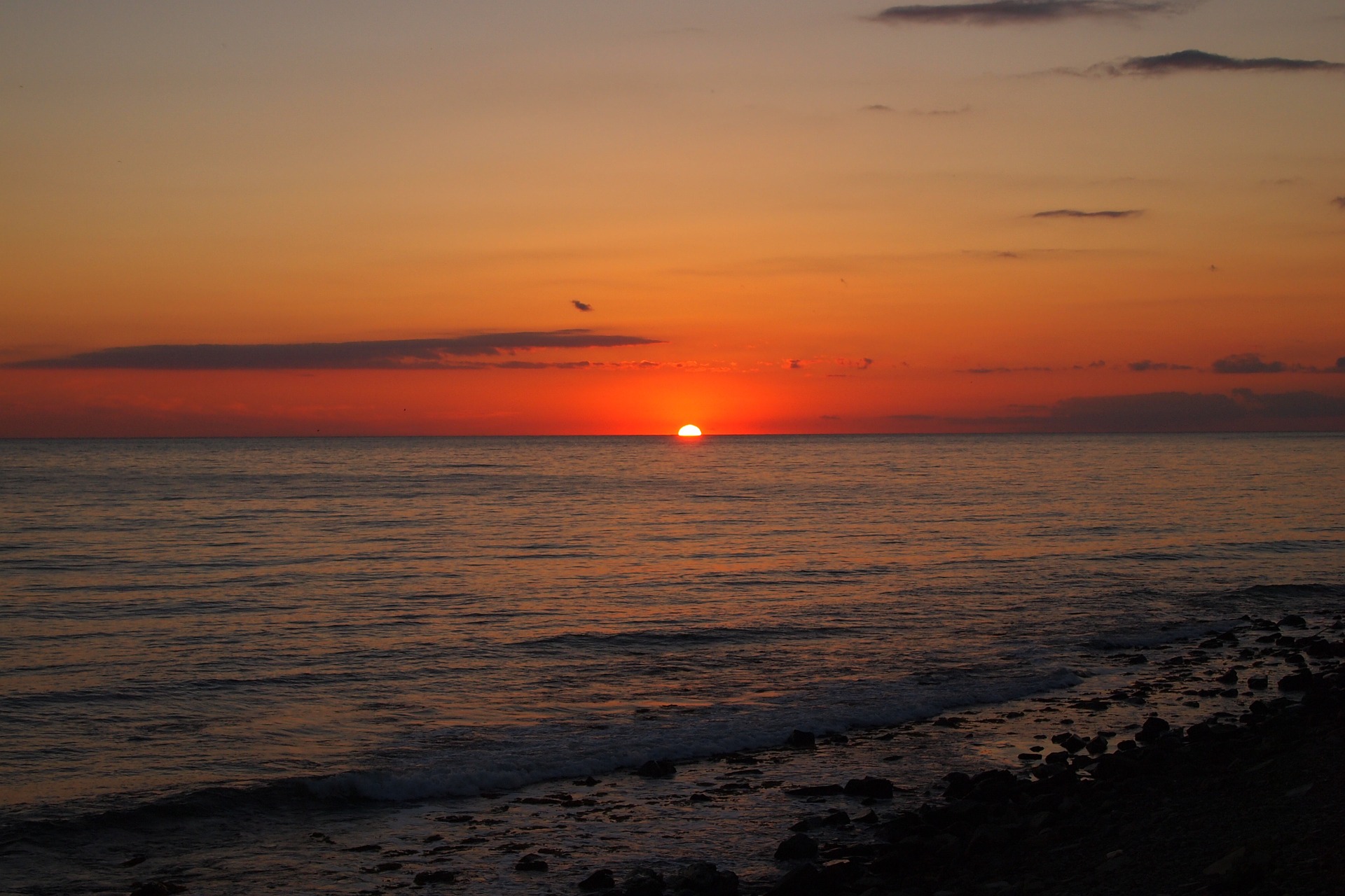 Фото достопримечательностей Кавказа и Черноморского побережья: Анапа закат
