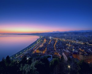 Ночная Ницца