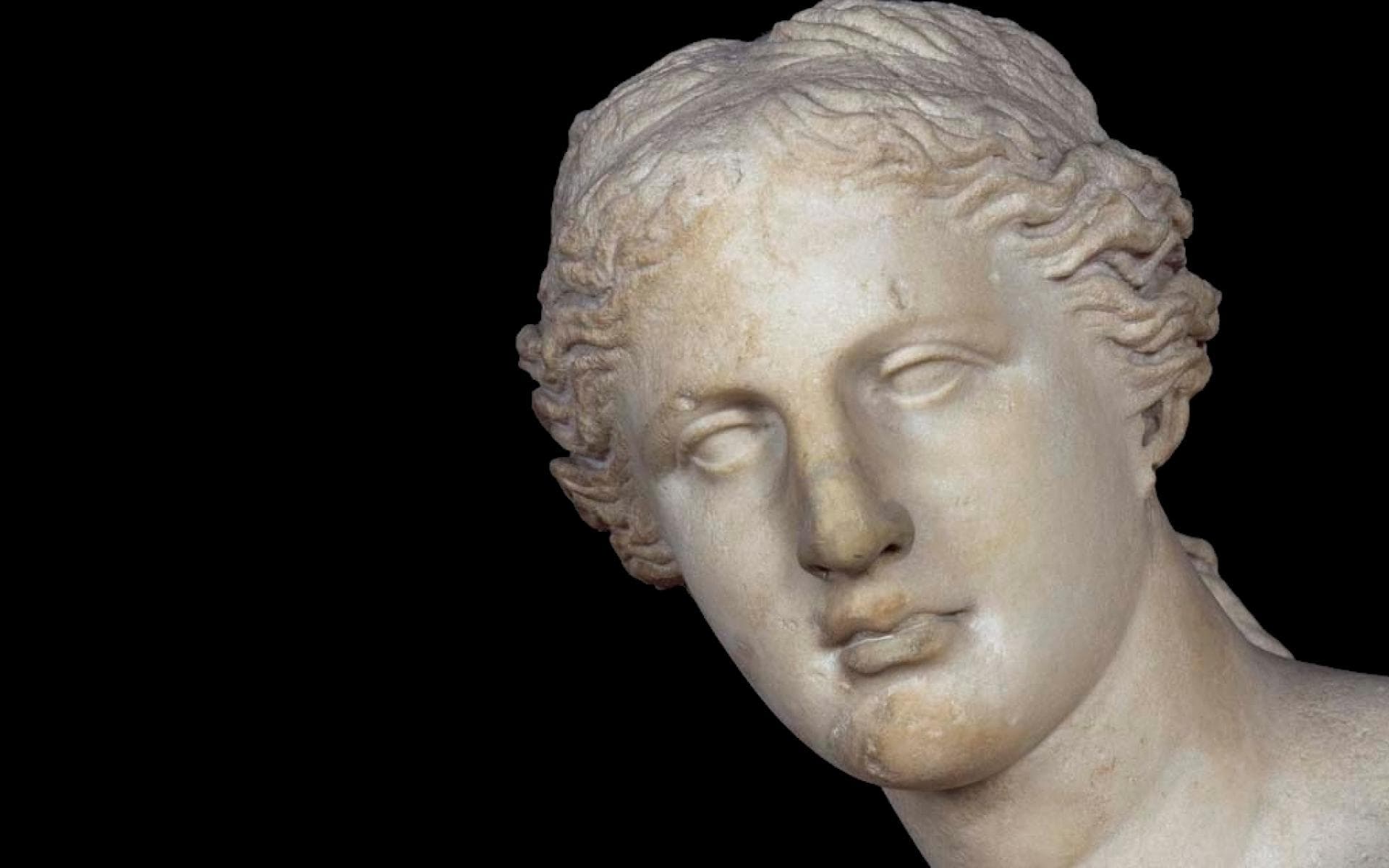 Фото достопримечательностей Парижа: Венера Милосская &mdash; голова