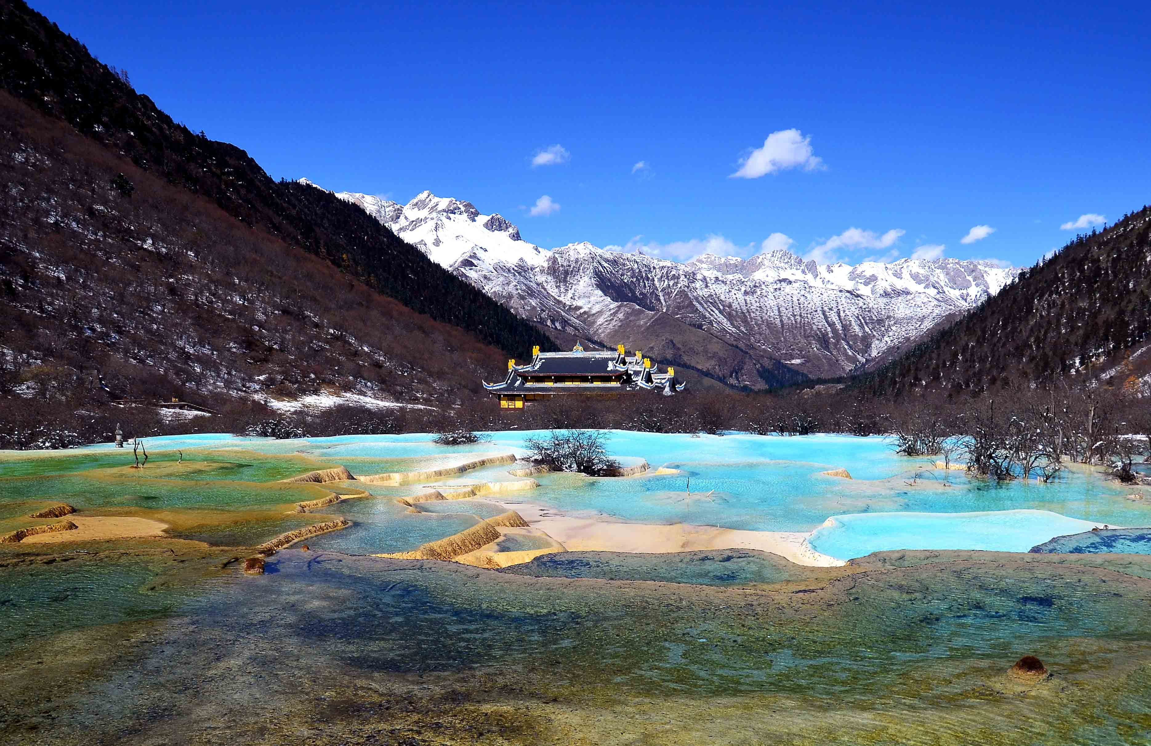 Фото достопримечательностей Китая: Хуанлун