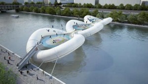 В Париже появится мост-батут 