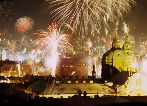 Традиционный новогодний салют в Праге переносится