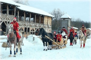 Крещенские гуляния в парке «Киевская Русь»