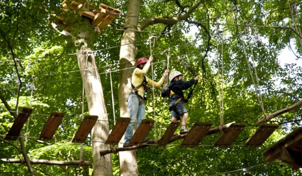 В Озерске открылся веревочный парк 
