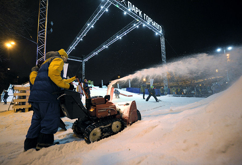 В Москве заработал крупный сноубордический парк 