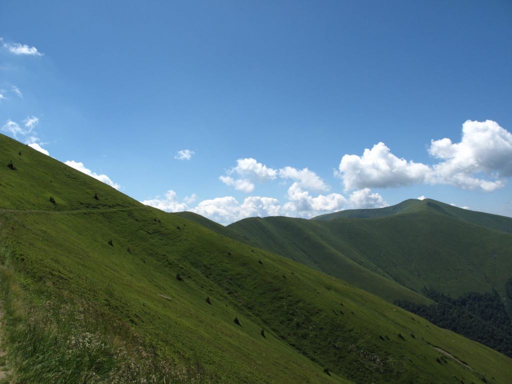 Вид на полонину Боржава - Закарпатье, Полонина Боржава Боржава, 5-ти дневный поход