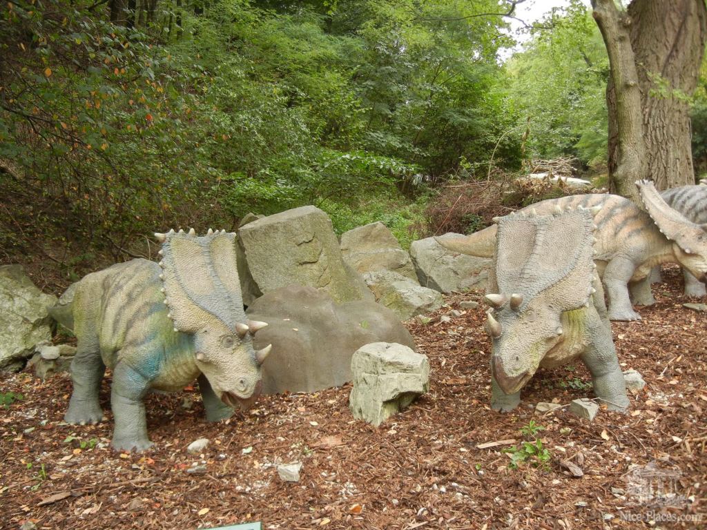 Эти издали кажутся живыми: рычат, мотают головами и даже "дышат". Жуть :) - Братиславский зоопарк - взгляд на таинства природы