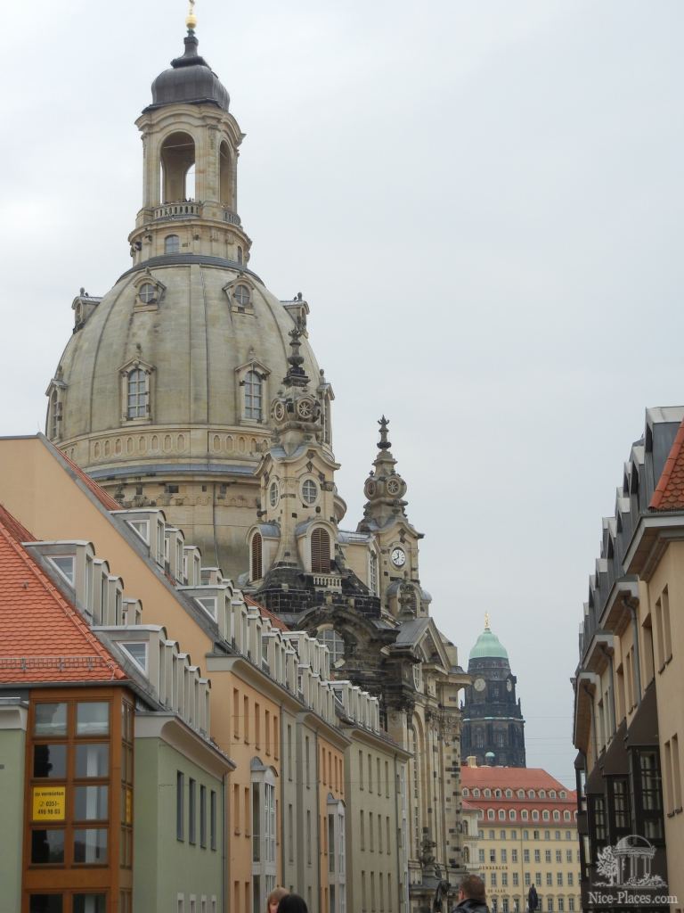 Купол собора Фрауенкирхе - Дрезден - древняя столица Саксонии