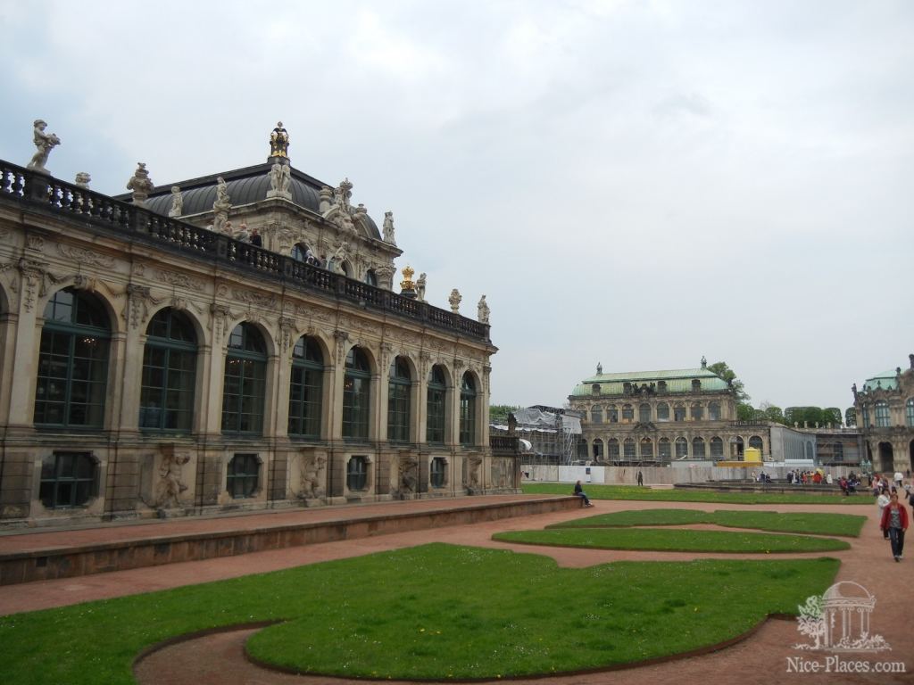 Внутренний двор Цвингера - Дрезден - древняя столица Саксонии