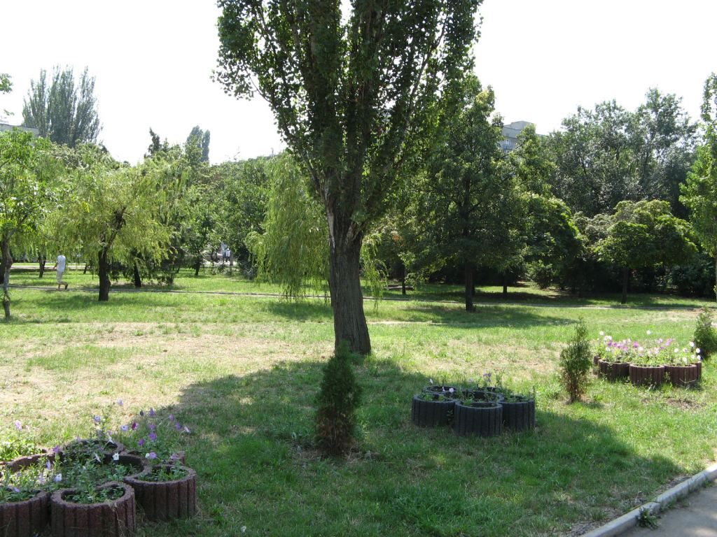 В парке - Ильичевск и музей фарфора