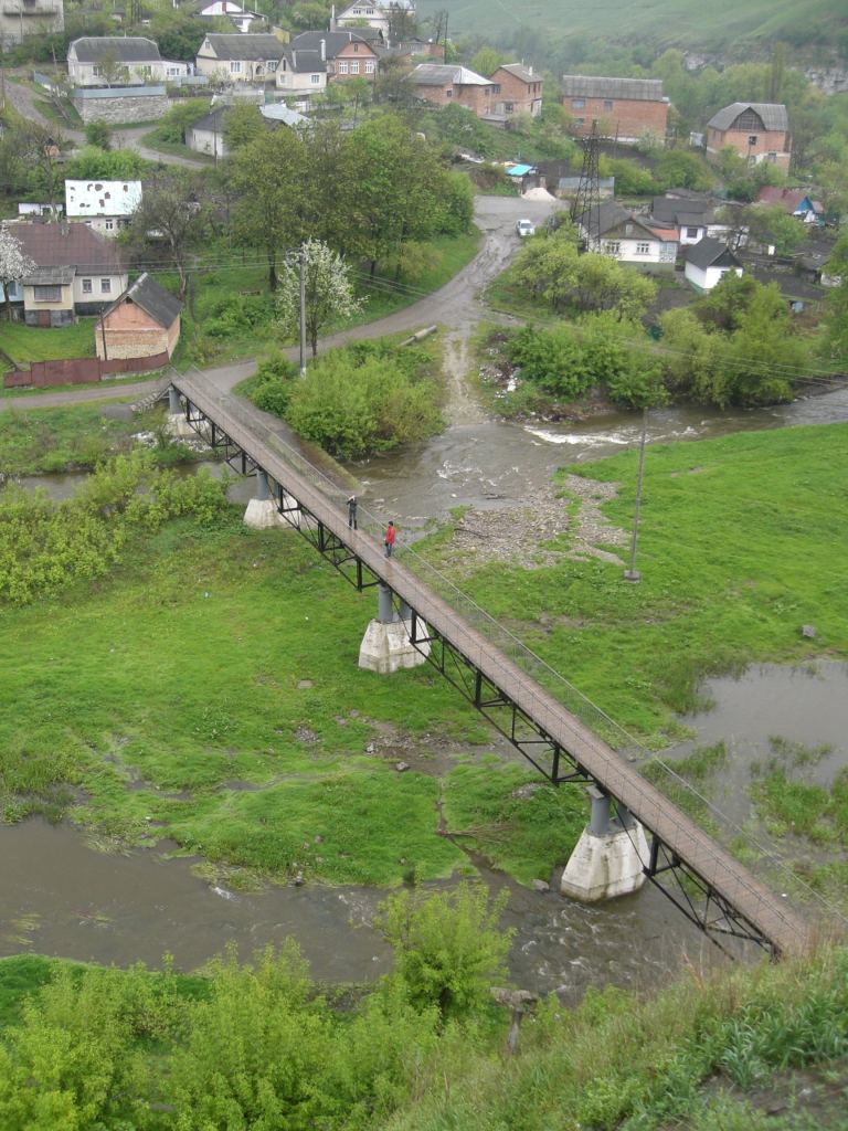 Новоплановский мост -- самый старинный и высокий в Украине - Каменец-Подольский (фотографии EVG'а)