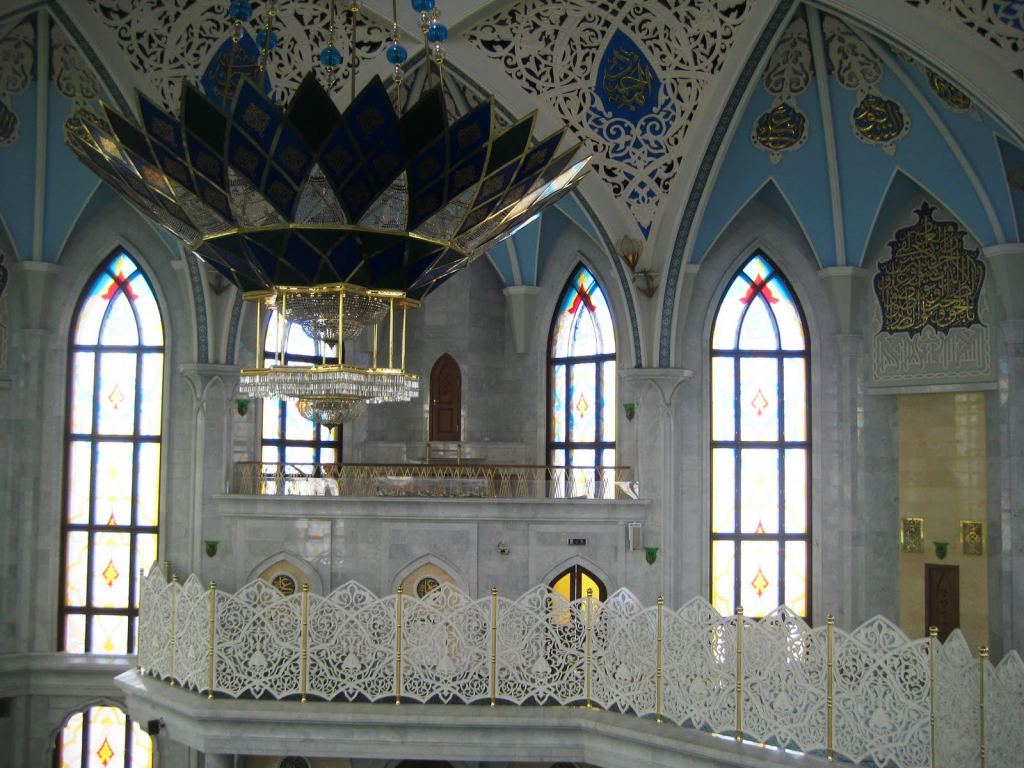 Мечеть Кул-Шариф внутри - Казань. Фотографии достопримечательностей