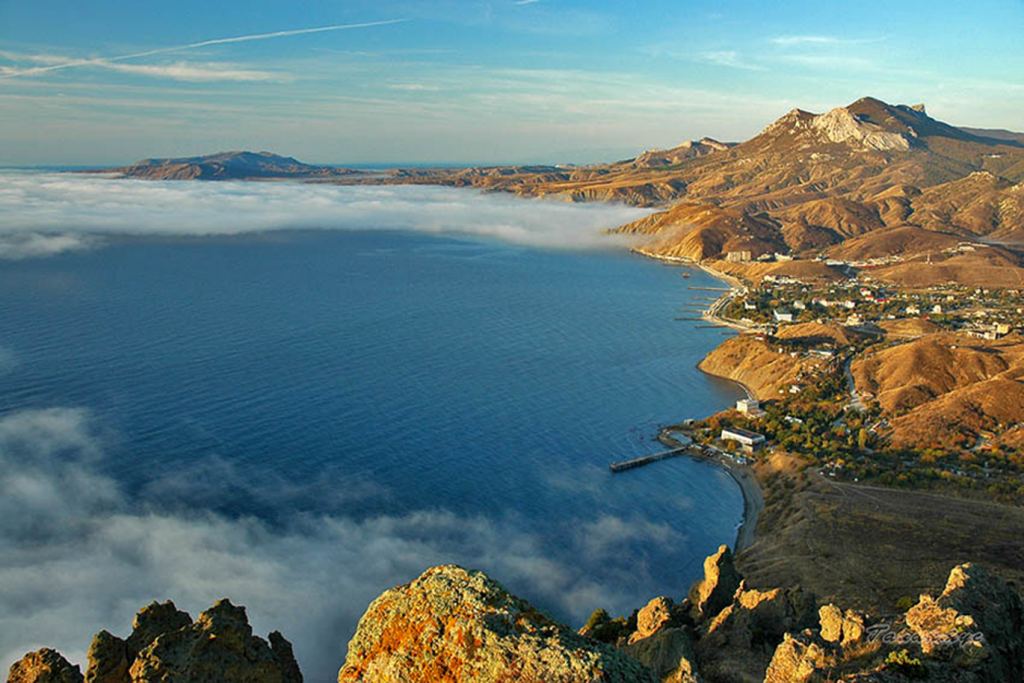 Крымский берег с высоты птичьего полета - Красоты Крыма (артовые фото)