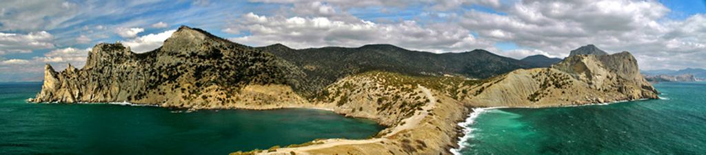 Панорама острова - Красоты Крыма (артовые фото)