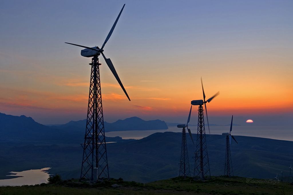 Ветряки - Красоты Крыма (артовые фото)