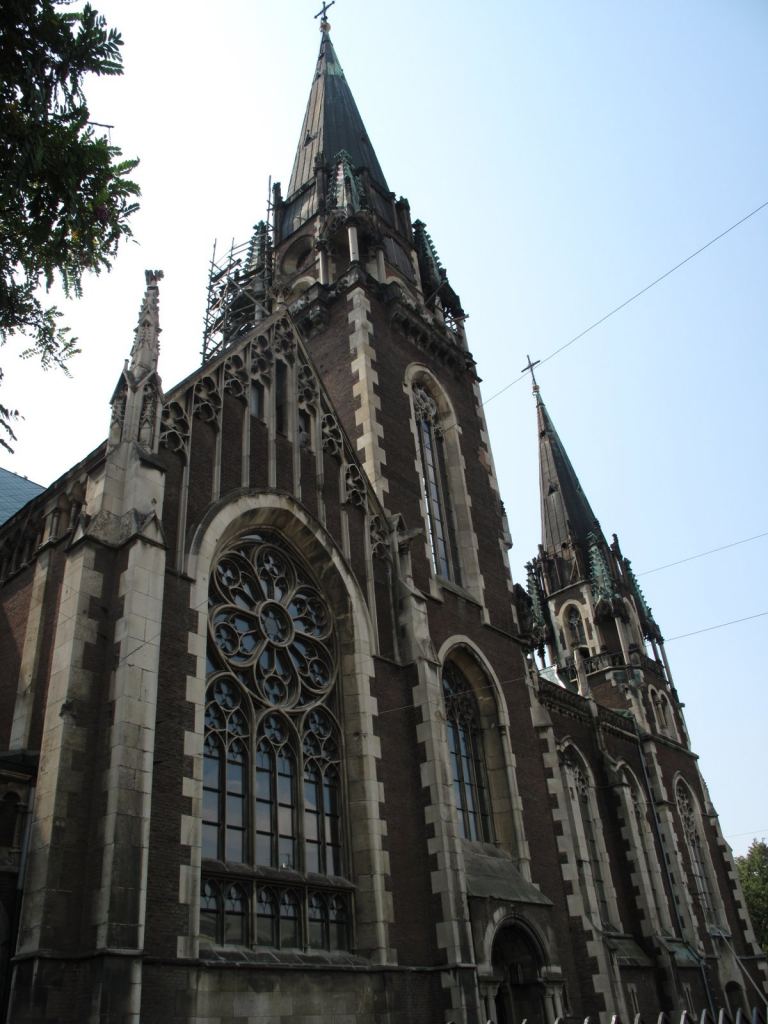 Львов. Костел св. Елизаветы - Улицами Львова