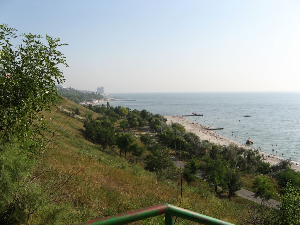 А вот и сам вид на море - Парки в санаториях Одессы