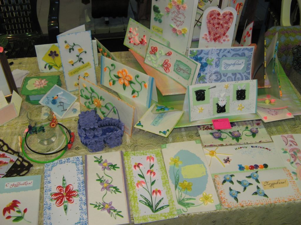 Открытки и фото-альбомы ручной работы - Выставка-ярмарка "Золотые ручки 2010"