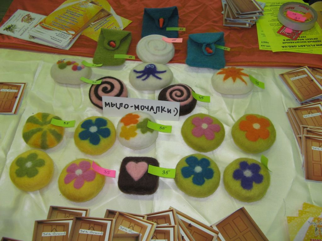 Мыло-мочалка - Выставка-ярмарка "Золотые ручки 2010"