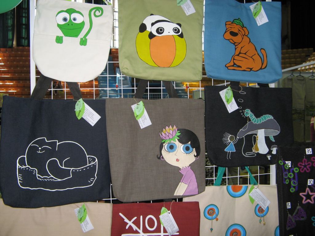 Сумки с аппликацией - Выставка-ярмарка "Золотые ручки 2010"