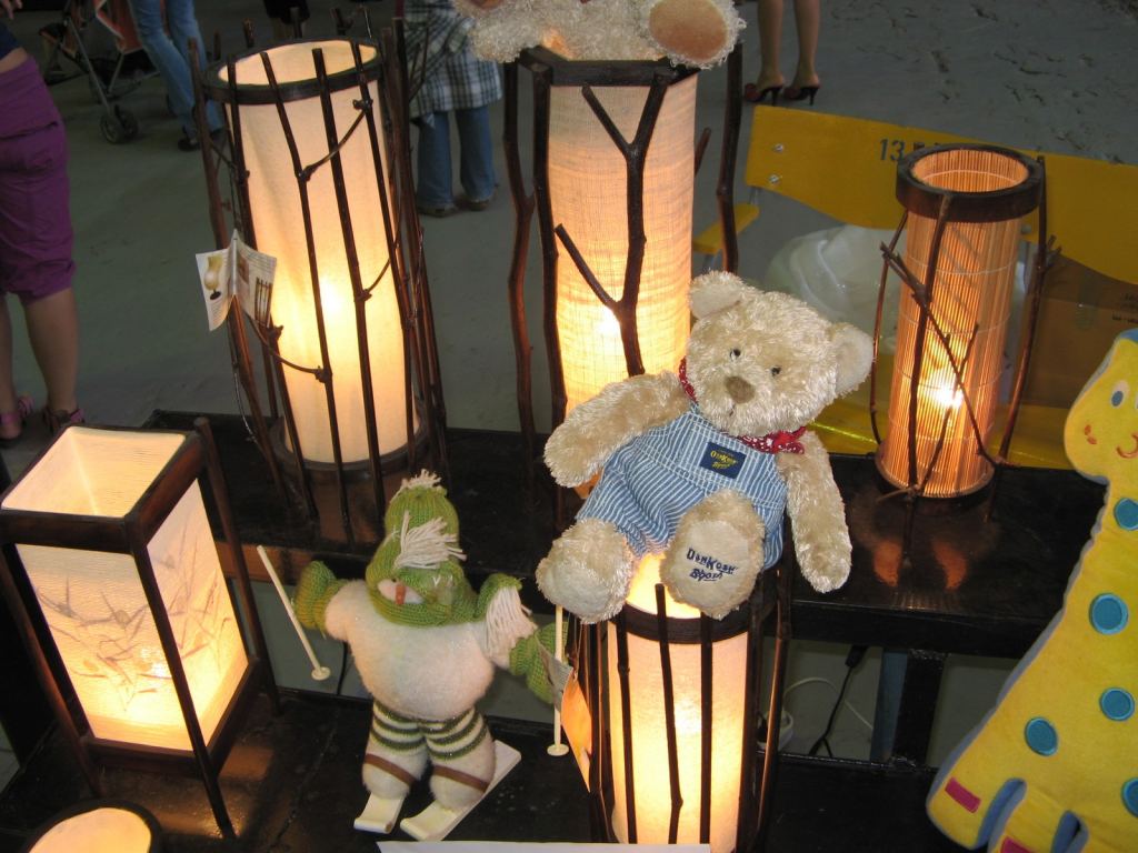 Светильники в японском стиле - Выставка-ярмарка "Золотые ручки 2010"