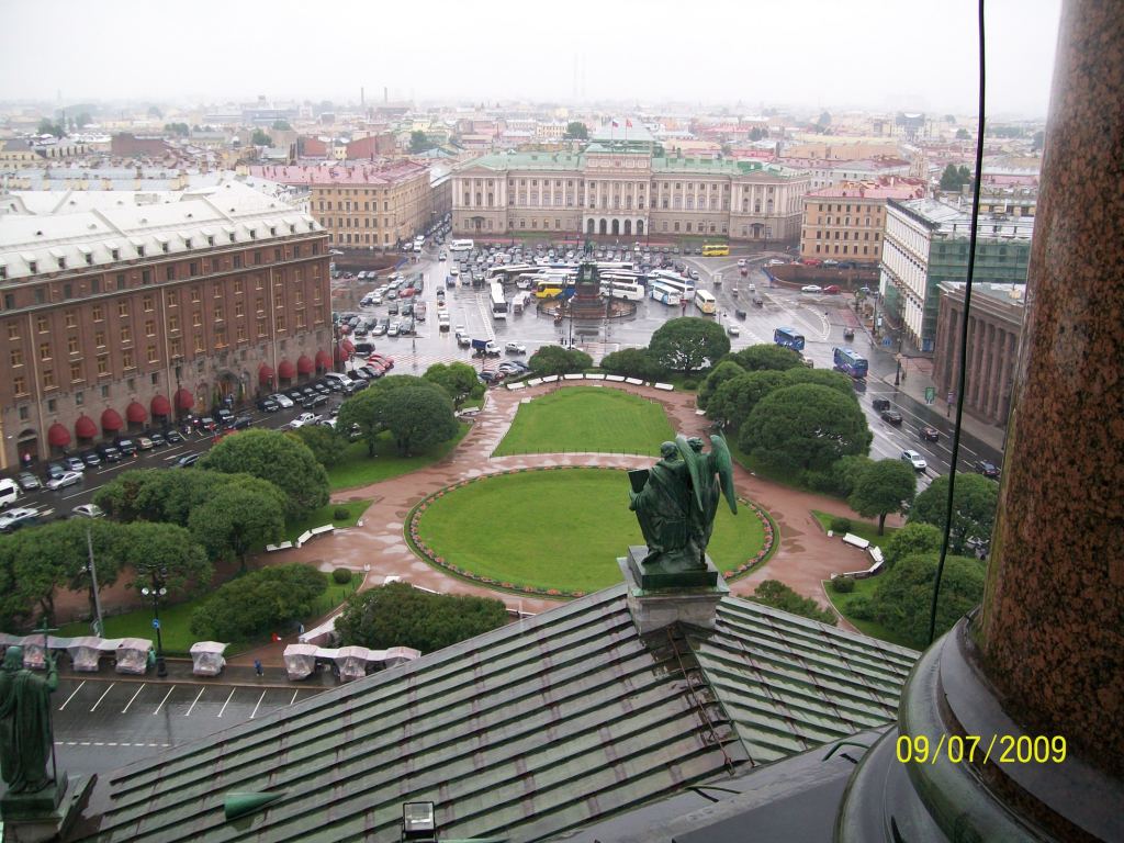 Вид с колокольни Исаакиевского собора - Экскурсия в Петербург: улицы, каналы, архитектура