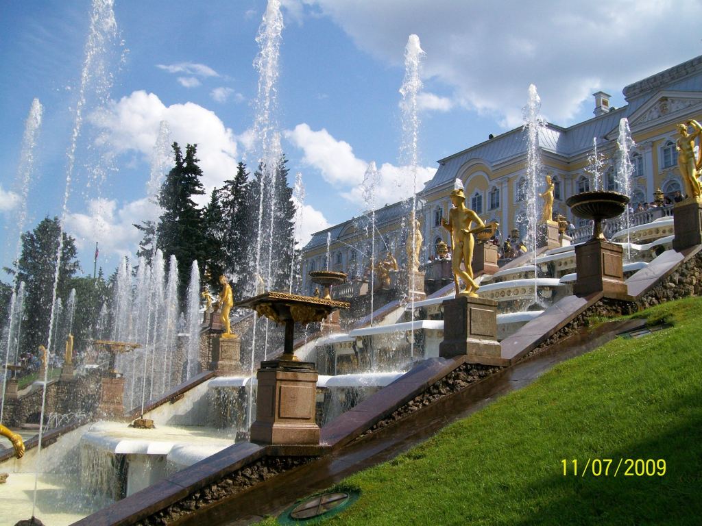 Петродворец. Большой каскад - Дворцово-парковый комплекс Петергоф