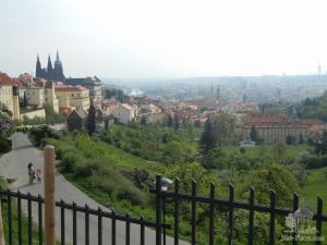 Обзорная площадка у виноградников Страговского монастыря - Прага. Левый берег. Градчаны