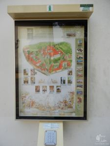 План-схема Страговского монастыря - Прага. Левый берег. Градчаны