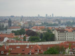 Вид с обзорной площадки на Прагу - Прага. Левый берег. Градчаны