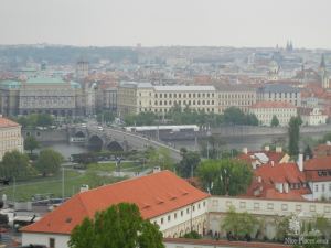 Вид с обзорной площадки на Прагу - Прага. Левый берег. Градчаны