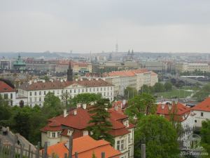 Вид с обзорной площадки на Прагу - Прага. Левый берег. Градчаны