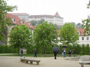 В Вальдштейнском саду - Прага. Левый берег. Градчаны