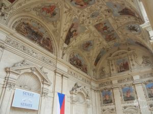 В Вальдштейнском саду - Прага. Левый берег. Градчаны