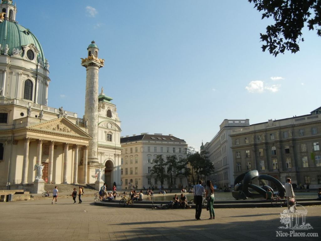 Площадь перед Карлскирхе - И снова неповторимая Вена