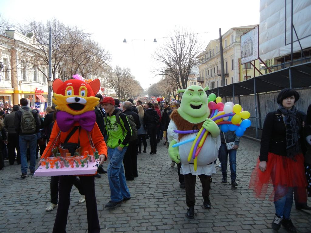 Кот Лепопольд и Шрек - Одесская Юморина 2011