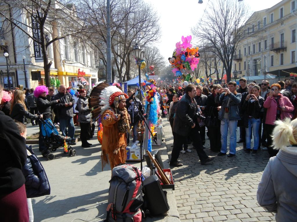 Индейцы, как и в прошлом году, на месте - Одесская Юморина 2011