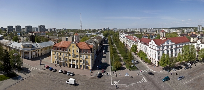 Чернигов. Вид с высоты птичьего полета - Чернигов