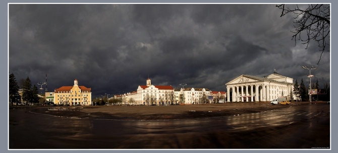 Панорама. Ночная съемка - Чернигов